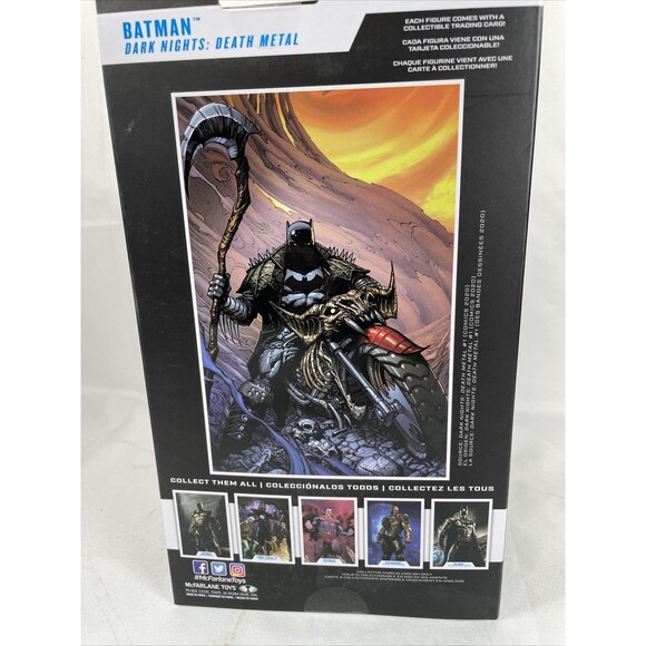 McFarlane Toys DC Multiverse Dark Nights: Death Metal Batman 7" Action Figure - Picture 3 of 3